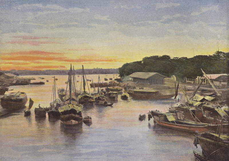 Kinesiska Arroyo (högra stranden) Saigon av European Photographer