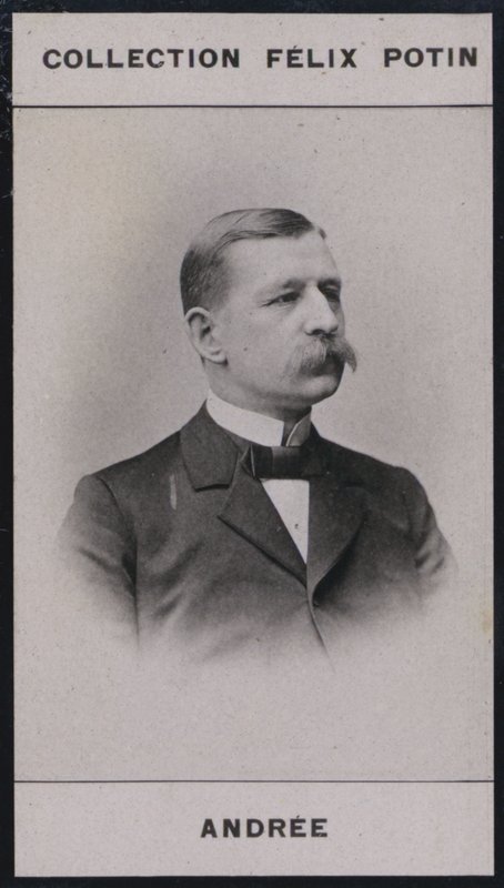 Auguste Andree (1854) (s/v foto) av European Photographer