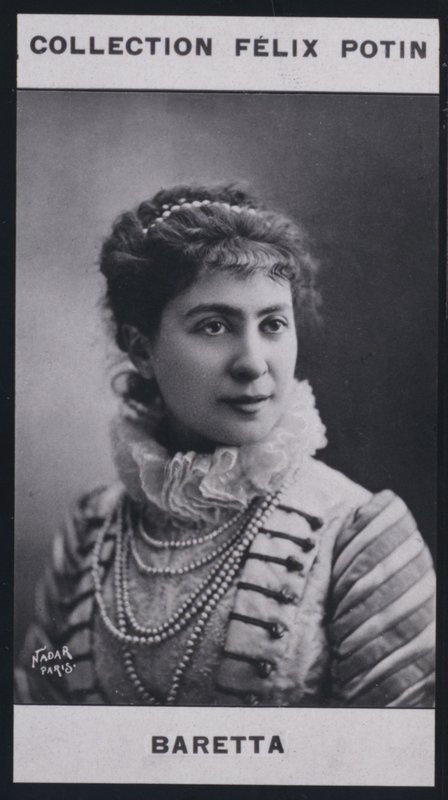 Blanche Baretta-Worms (1855) (s/v foto) av European Photographer