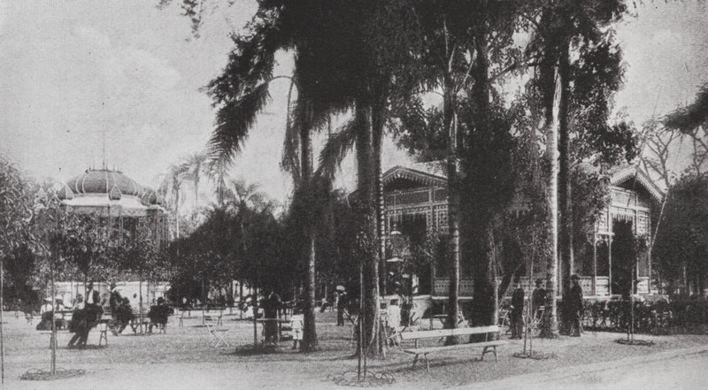 Brasilien: San Paolo, Jardim da Luz (svartvitt foto) av European Photographer