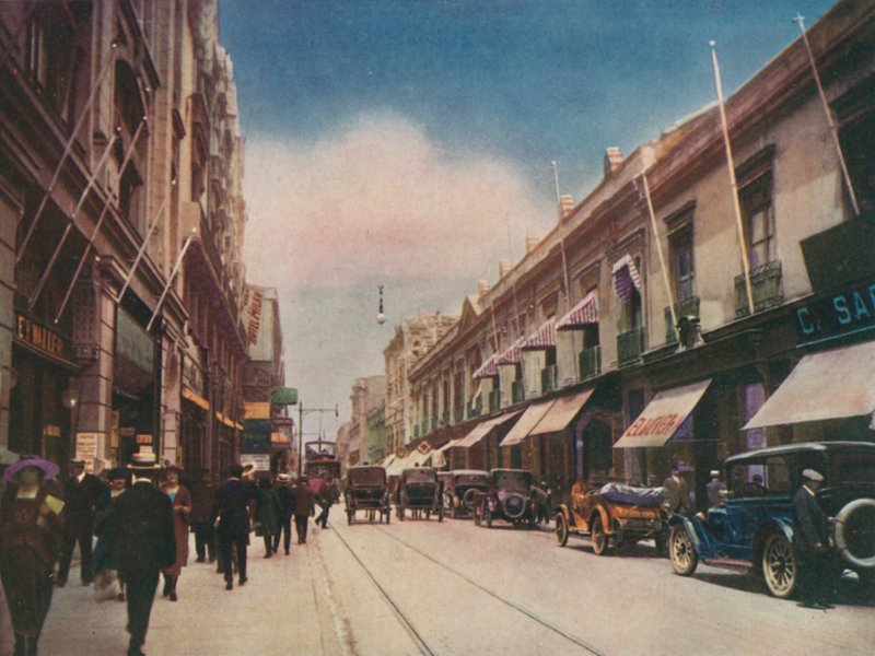Ahumada Street, Santiago, Chile (foto) av European Photographer