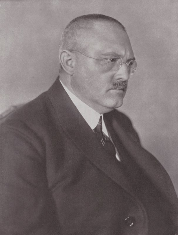 Carl Bosch, tysk kemist (svartvitt foto) av European Photographer