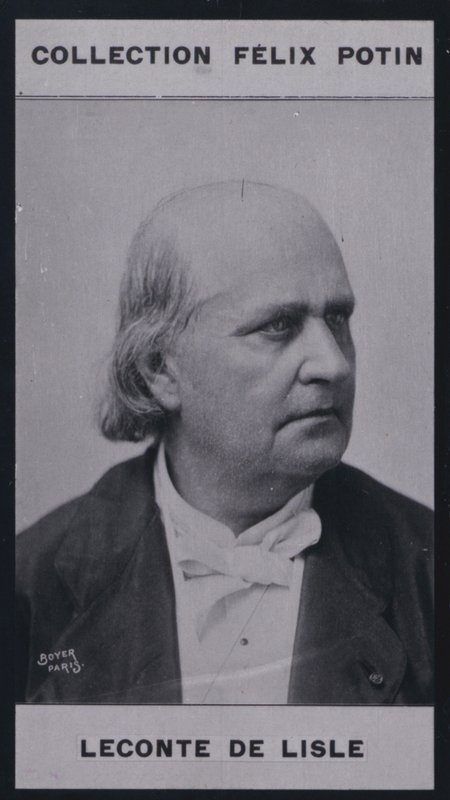 Charles Leconte De Lisle (1818-1894) (s/v foto) av European Photographer