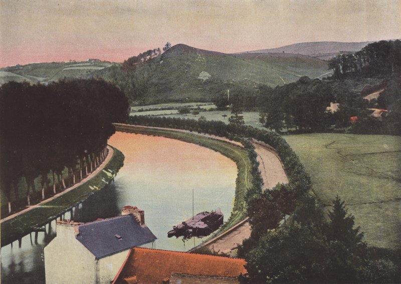 Chateaulin, kanalen från Nantes till Brest av European Photographer