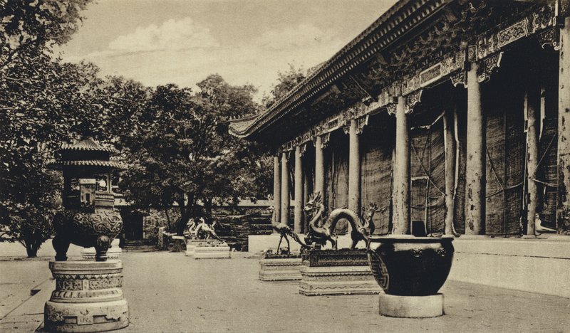 Kina, Buddha tempel (s/v foto) av European Photographer