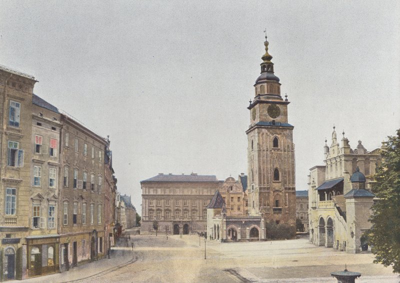 Krakow, gamla rådhustornet av European Photographer