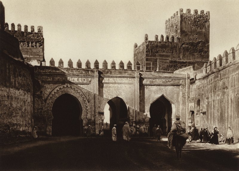 Fez, Andalusiernas moské (svartvitt foto) av European Photographer