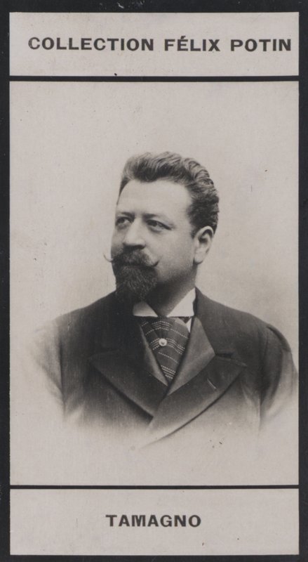 Francesco Tamagno (1850) (s/v foto) av European Photographer