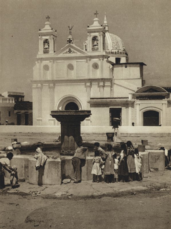 Guatemala, Belen Church (s/v foto) av European Photographer