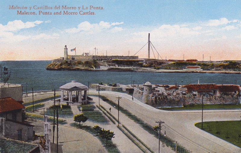 Havanna, Kuba: Slotten Malecon, Punta och Morro (foto) av European Photographer