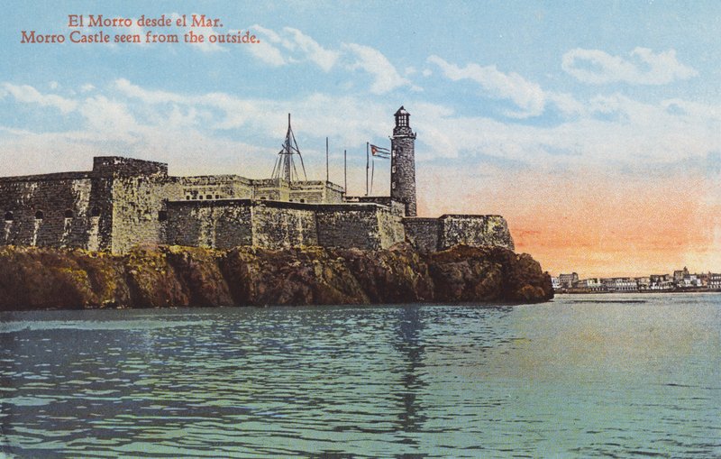 Havanna, Kuba: Morro Castle sett från utsidan (foto) av European Photographer