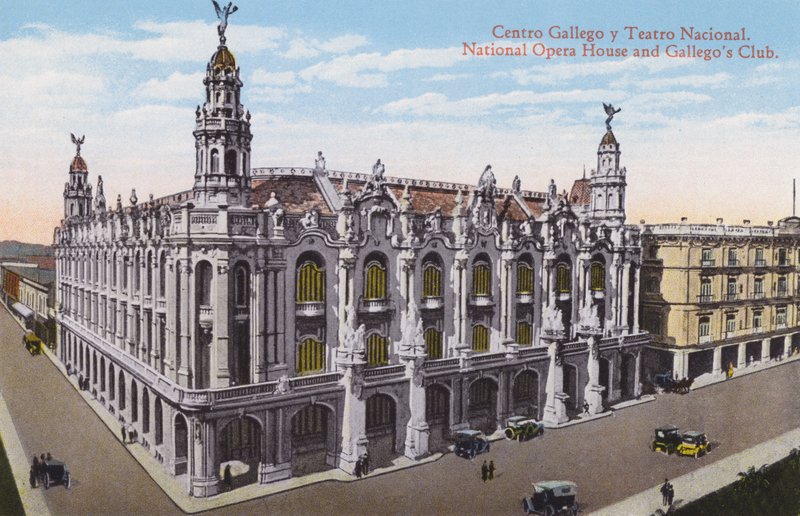 Havanna, Kuba: National Opera House and Gallegos Club (foto) av European Photographer