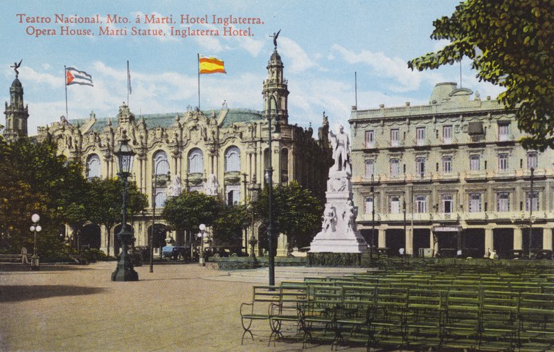 Havanna, Kuba: Operahuset, Marti-statyn, Inglaterra Hotel (foto) av European Photographer