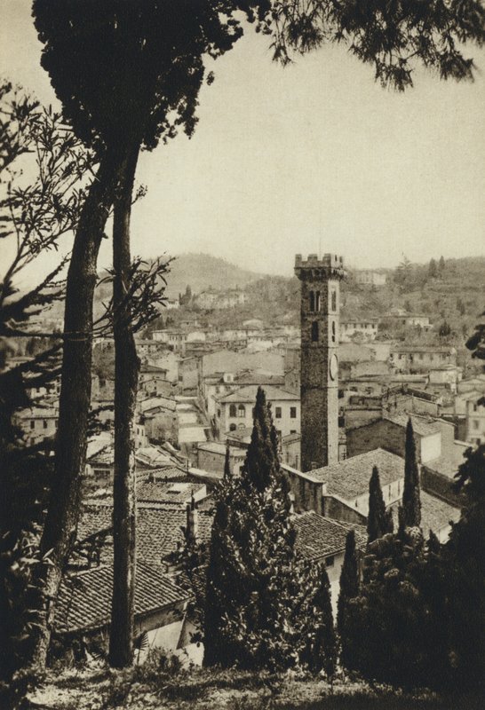 Italien, Fiesole (svartvitt foto) av European Photographer
