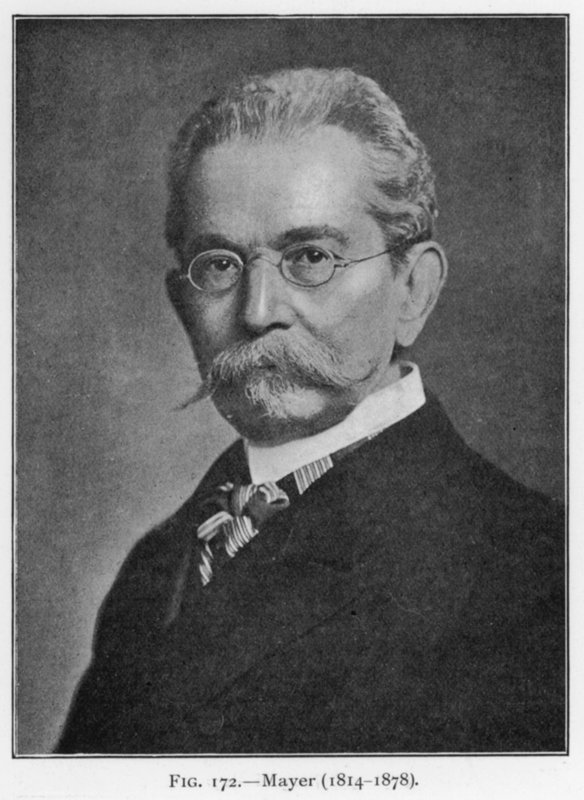 Julius Robert Mayer (1814-1878), porträtt (s/v foto) av European Photographer