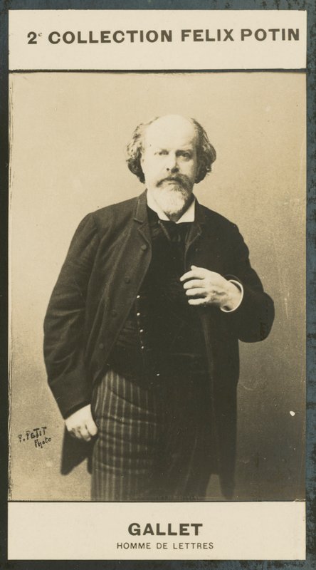 Louis Gallet, Bokstävernas man av European Photographer