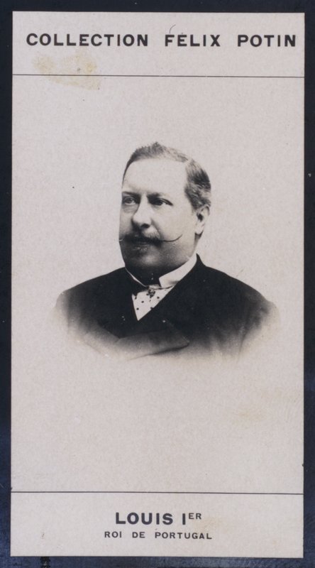 Ludvig I, kung av Portugal (1838-1889) (s/v foto) av European Photographer