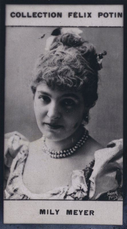 Madame Emilie Mily-Meyer (1860) (s/v foto) av European Photographer