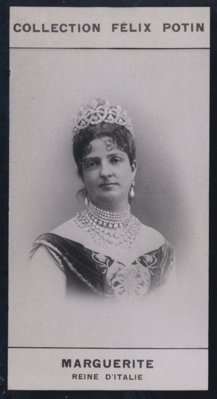 Marguerite, änkedrottning av Italien (1851) (s/v foto) av European Photographer