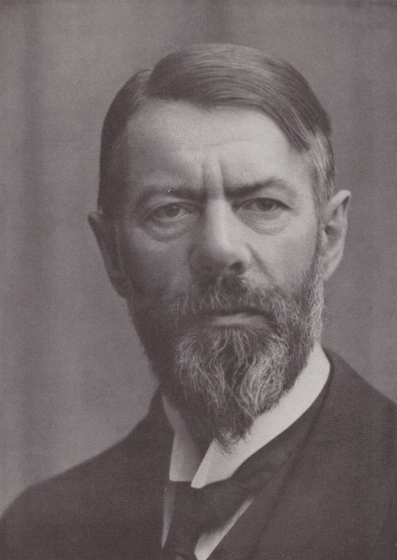 Max Weber, tysk historiker och ekonom (svartvitt foto) av European Photographer