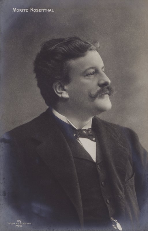 Moritz Rosenthal, polsk pianist och kompositör av European Photographer