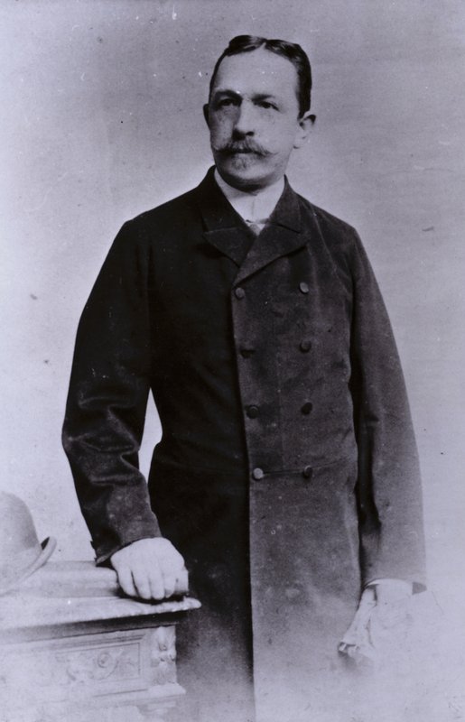 Oskar Lenz, tysk-österrikisk geolog och mineralog (s/v foto) av European Photographer
