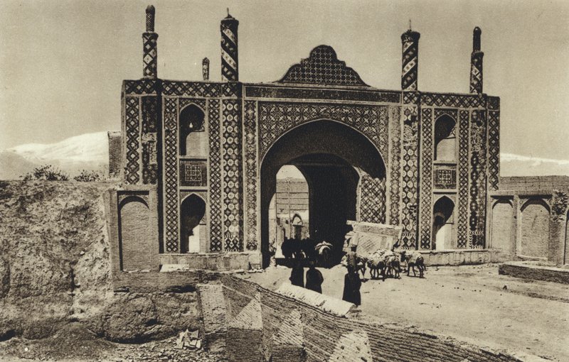 Persien, Teheran, Stadsport (svartvitt foto) av European Photographer