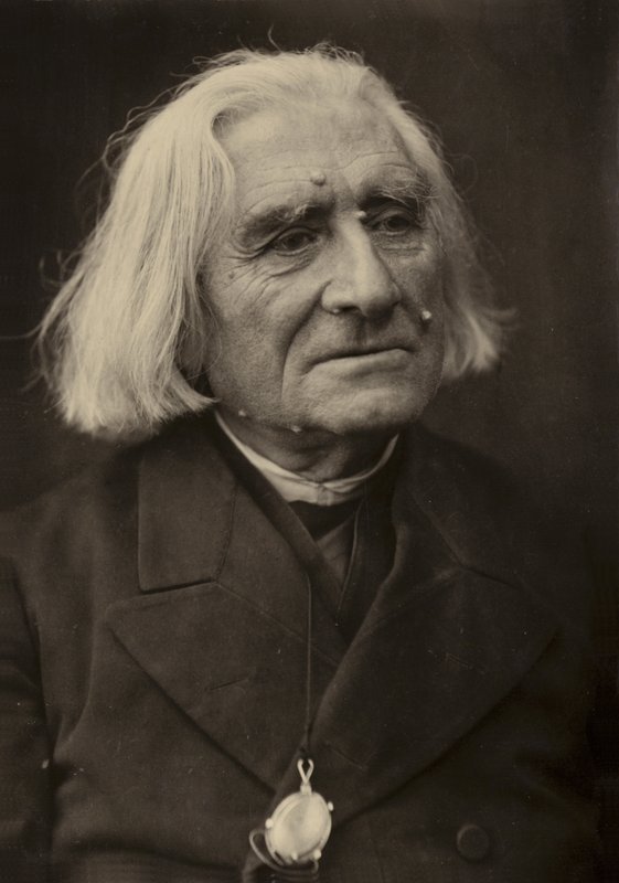 Porträtt av Franz Liszt av European Photographer