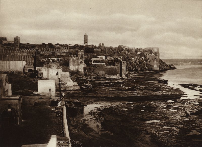 Rabat, utsikt över Oudaya Point (svartvitt foto) av European Photographer
