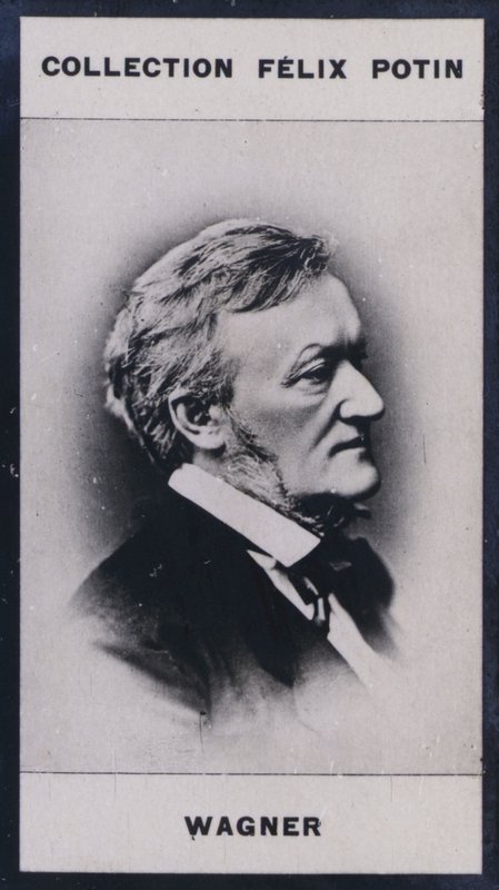 Richard Wagner (1813-1883) (s/v foto) av European Photographer