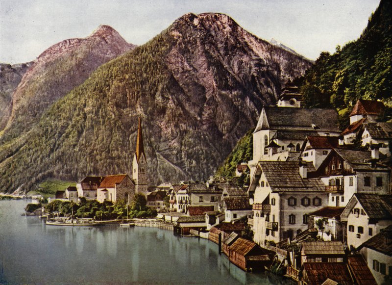 Salzkammergut, Hallstadtsjön (foto) av European Photographer