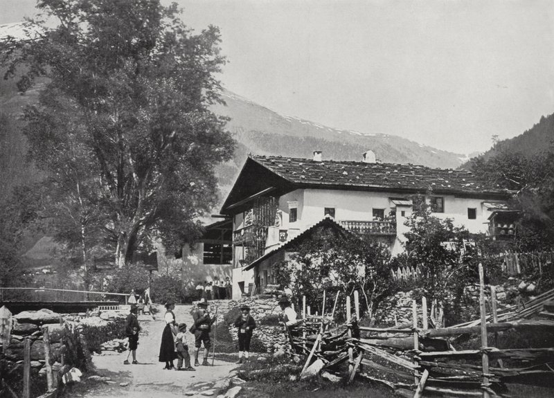 Sandwirt, Sandhof, i Passeierdalen, Andreas Hofers födelseplats (s/v foto) av European Photographer