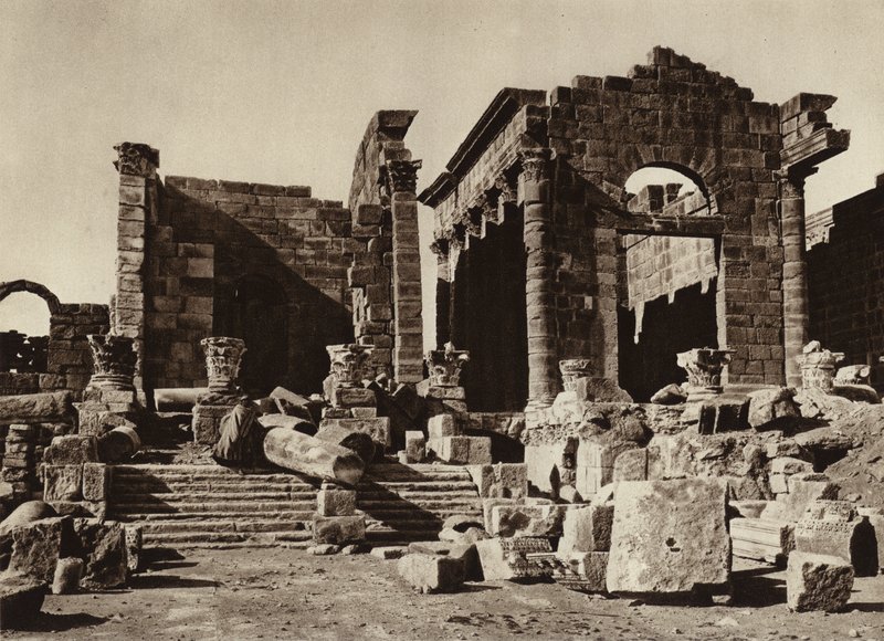 Sbeitia, Templet (svartvitt foto) av European Photographer