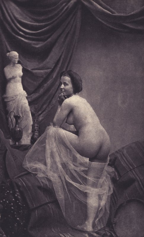Andra kejsardömet naken (svartvitt foto) av European Photographer