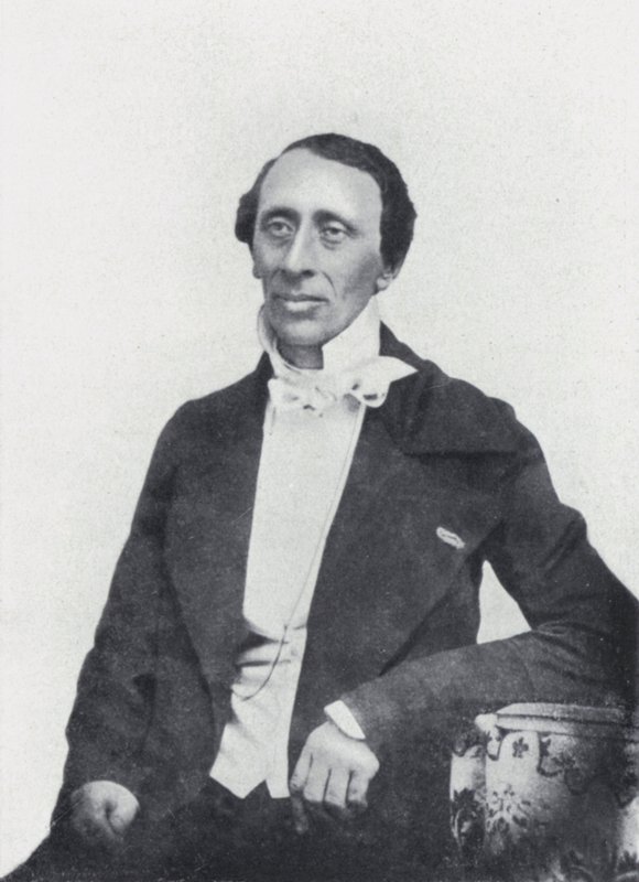 Poeten Hans Christian Andersen (s/v foto) av European Photographer