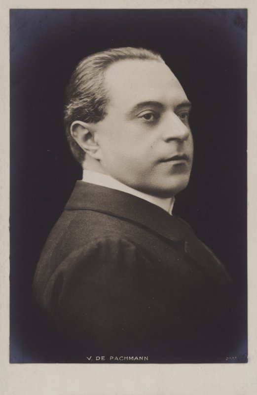 Vladimir de Pachmann, rysk-tysk pianist av European Photographer