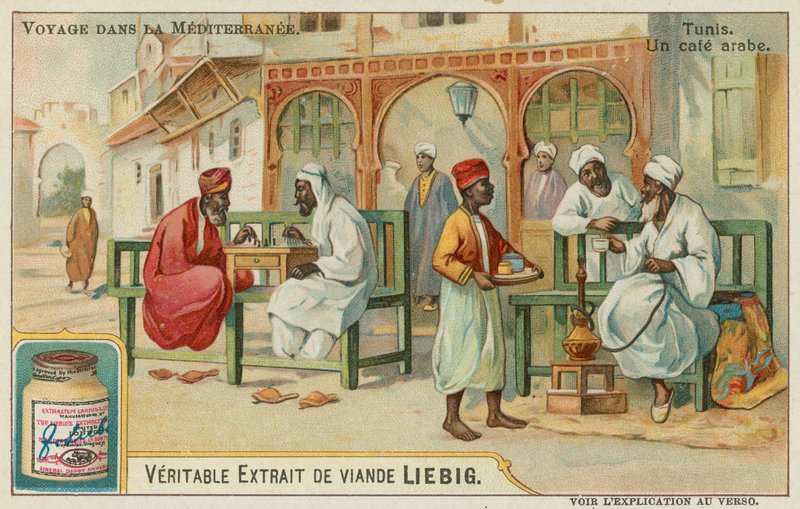 Ett café i Tunis av European School