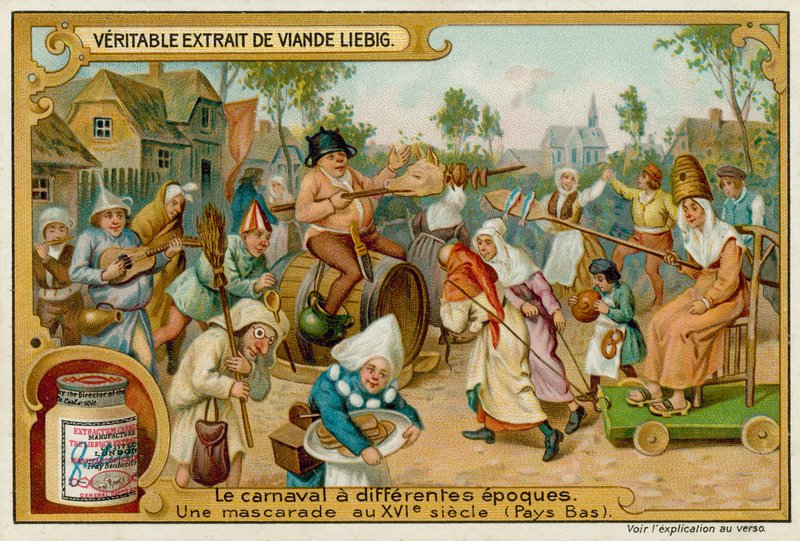 En maskeradkarneval i 1500-talets Nederländerna av European School