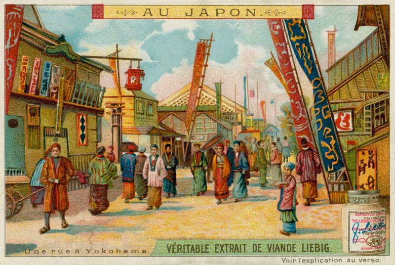 En gata i Yokohama av European School