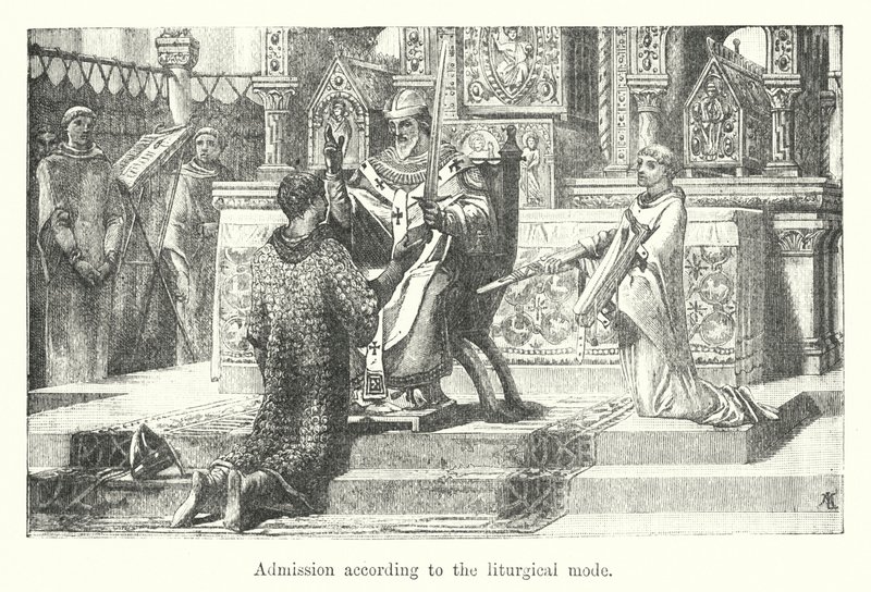 Antagning enligt liturgiskt läge (gravyr) av European School