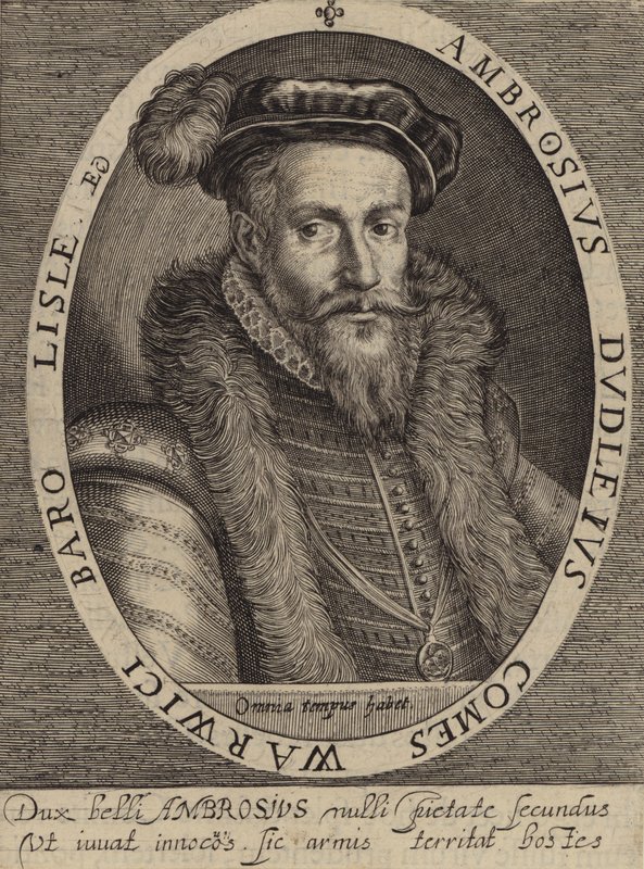 Ambrose Dudley, 3:e earl av Warwick (gravyr) av European School