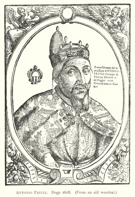 Antonio Priuli, Doge 1618 (gravyr) av European School