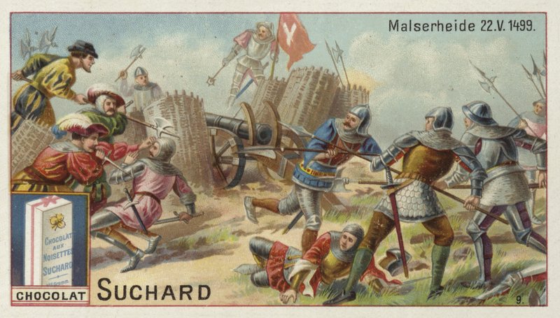 Slaget vid Calven (slaget vid Malserheide), Schweiz, 22 maj 1499 av European School