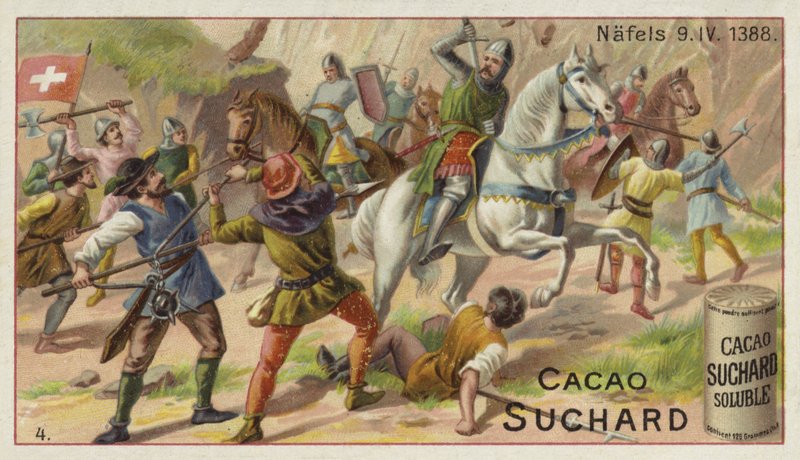 Slaget vid Naefels, Schweiz, 9 april 1388 av European School