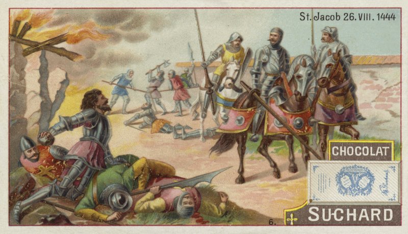 Slaget vid St Jakob an der Birs, Schweiz, 26 augusti 1444 av European School
