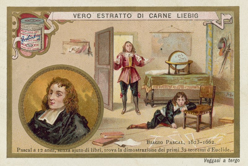Blaise Pascal, fransk matematiker och fysiker av European School