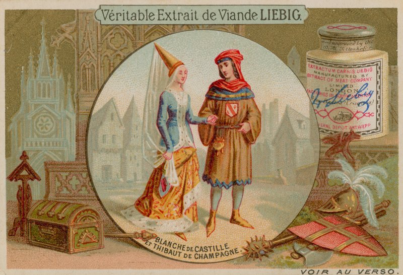 Blanche av Kastilien och Theobald av Champagne av European School
