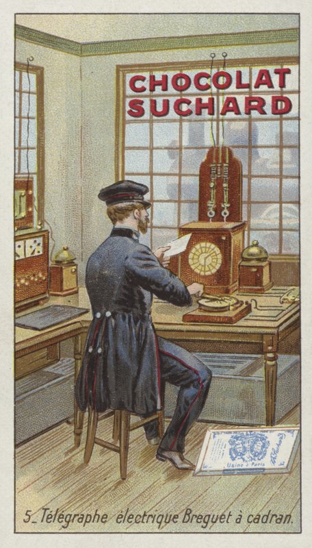 Breguets elektriska urtavla telegraf av European School