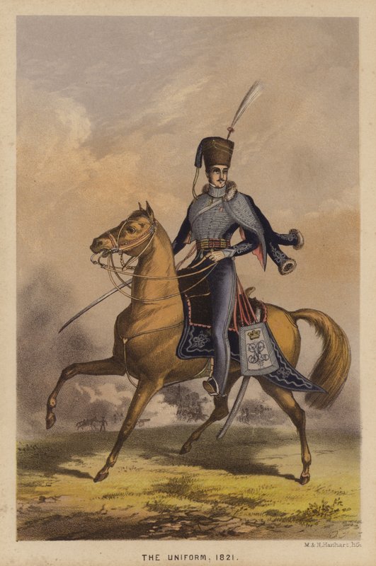 Brittisk kavalleriuniform av European School
