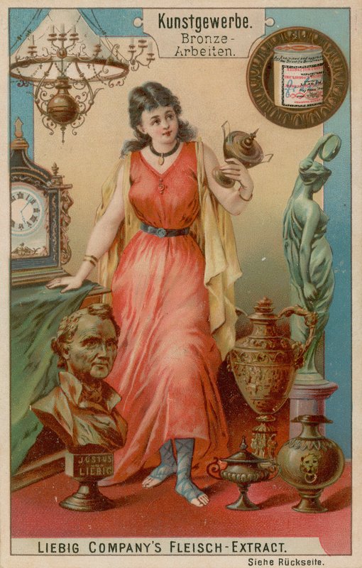 Bronsverk (chromolitho) av European School